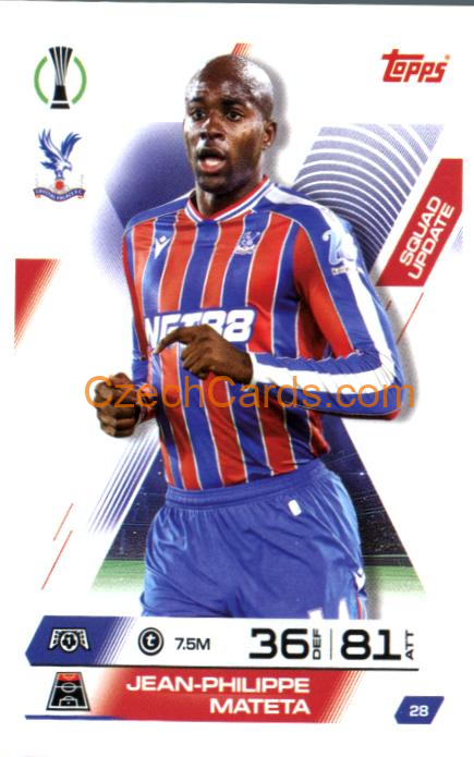 Jean-Phillippe Mateta 2025/26 Match Attax Extra #28