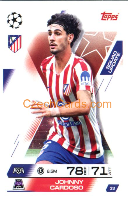 Jonny Cardoso 2025/26 Match Attax Extra #33