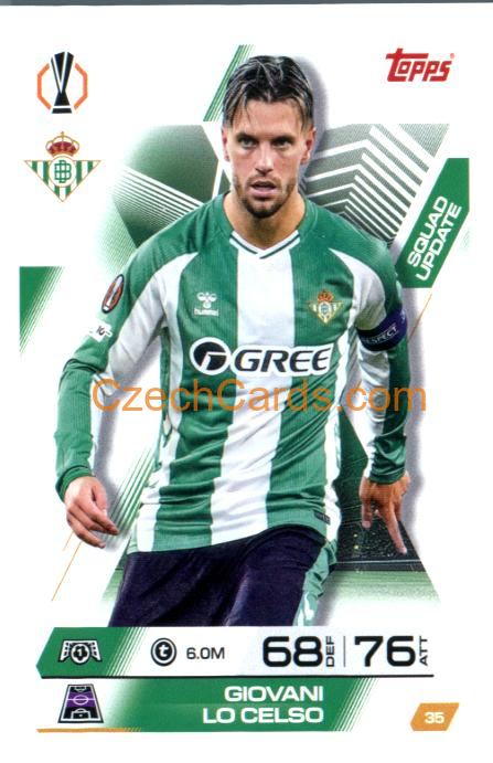 Giovani Lo Celso 2025/26 Match Attax Extra #35