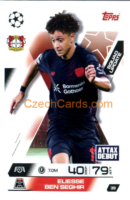 Eliesse Ben Saghir 2025/26 Match Attax Extra #39