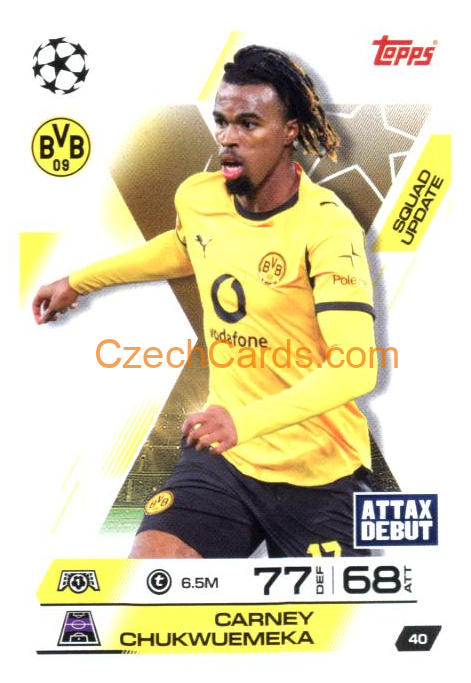 Carney Chukwuemeka 2025/26 Match Attax Extra #40