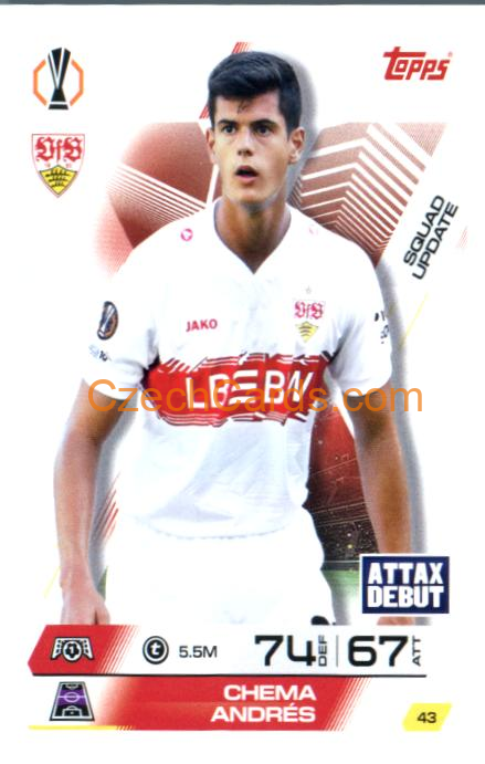 Chema Andres 2025/26 Match Attax Extra #43