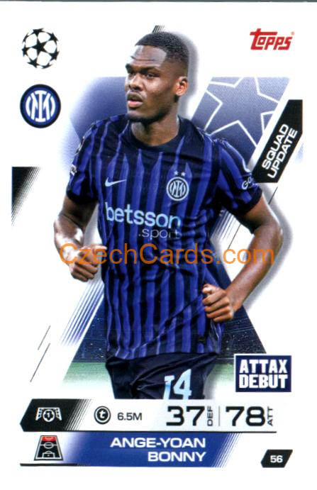 Ange-Yoan Bonny 2025/26 Match Attax Extra #56
