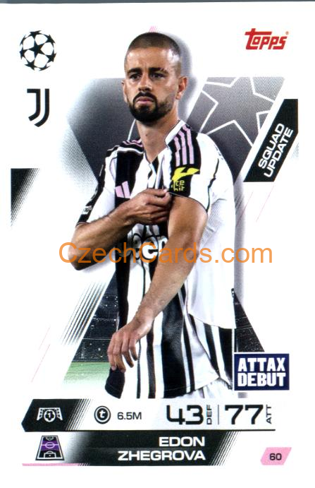 Edon Zhegrova 2025/26 Match Attax Extra #60