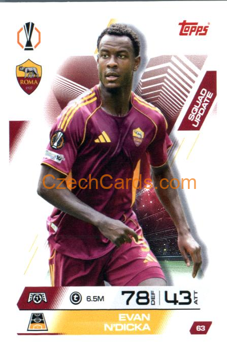 Even Ndicka 2025/26 Match Attax Extra #63