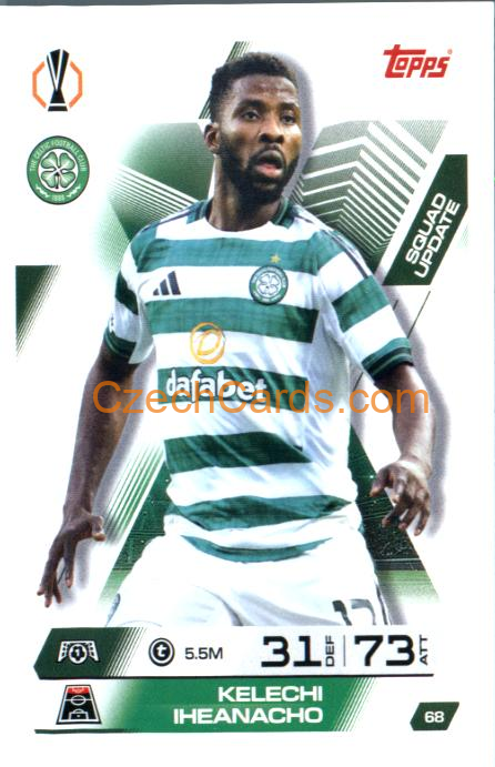 Kelechi Iheanacho 2025/26 Match Attax Extra #68