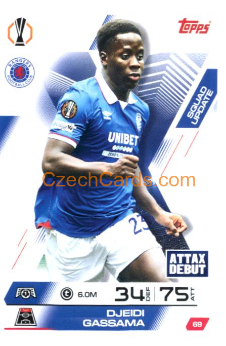 Djeidi Gassama 2025/26 Match Attax Extra #69
