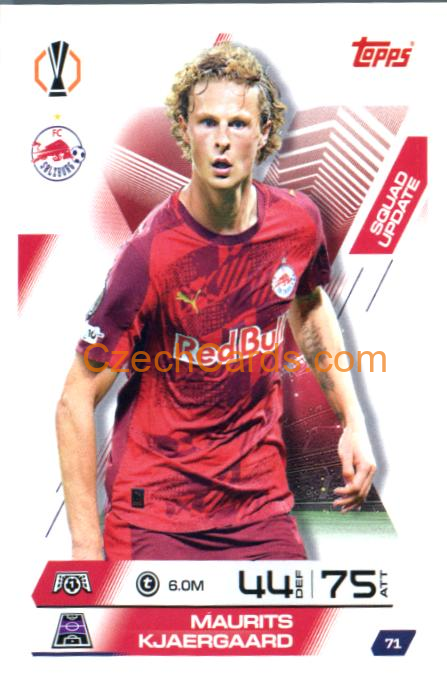 Maurits Kjaergaard 2025/26 Match Attax Extra #71