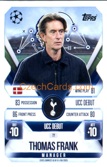 Thomas Frank 2025/26 Match Attax Extra #77