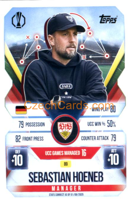 Sebastian Hoeneb 2025/26 Match Attax Extra #89