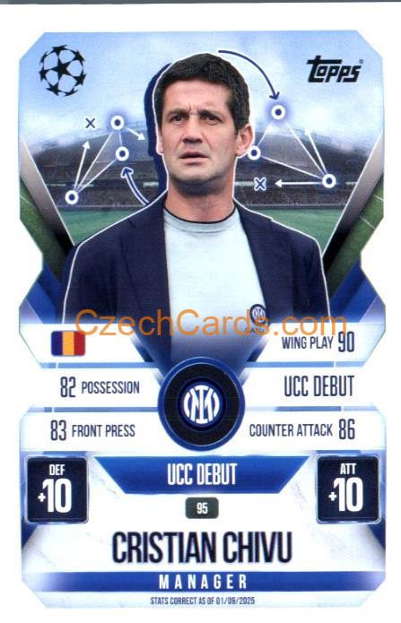 Cristian Chivu 2025/26 Match Attax Extra #95