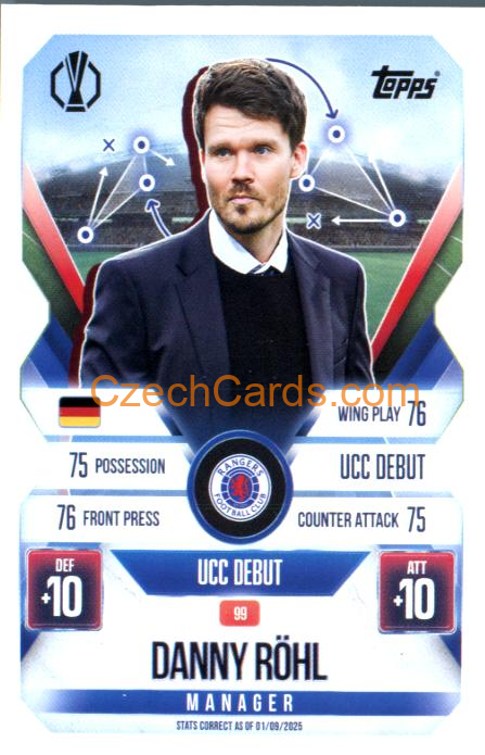 Danny Rohl 2025/26 Match Attax Extra #99