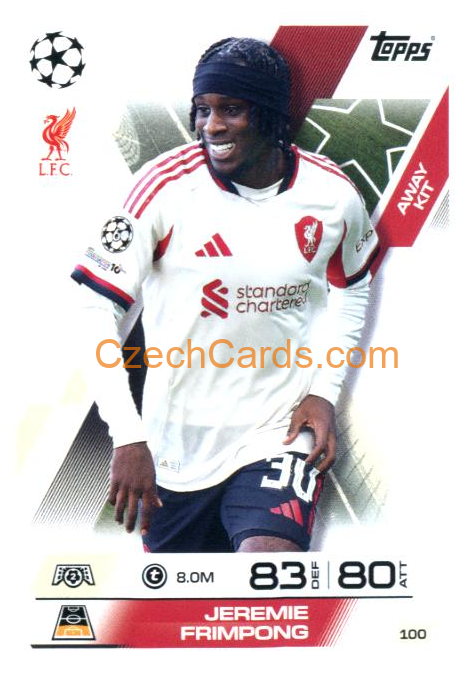 Jeremie Frimpong 2025/26 Match Attax Extra #100