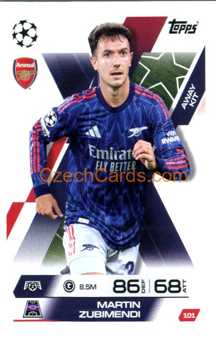 Martin Zubimendi 2025/26 Match Attax Extra #101