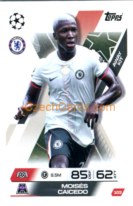 Moises Caicedo 2025/26 Match Attax Extra #103