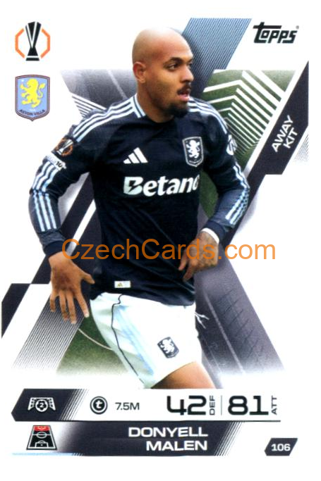 Donyell Malan 2025/26 Match Attax Extra #106
