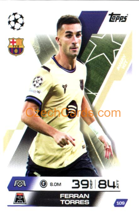 Ferran Torres 2025/26 Match Attax Extra #109