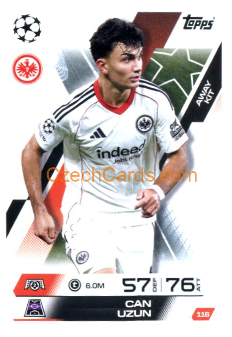 Can Uzun 2025/26 Match Attax Extra #116
