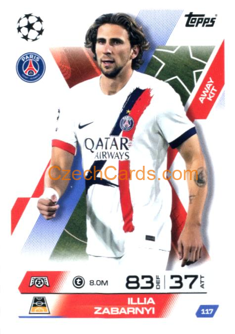 Illia Zabernyi 2025/26 Match Attax Extra #117