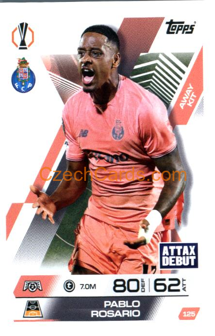 Pablo Rosario 2025/26 Match Attax Extra #125
