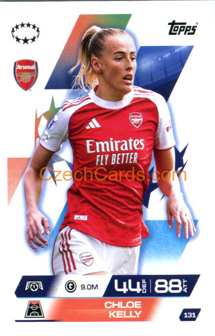 Chloe Kelly 2025/26 Match Attax Extra #131