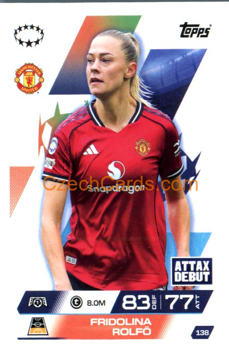 Fridolina Rolfo 2025/26 Match Attax Extra #138