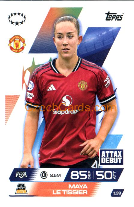 Maya Le Tissier 2025/26 Match Attax Extra #139