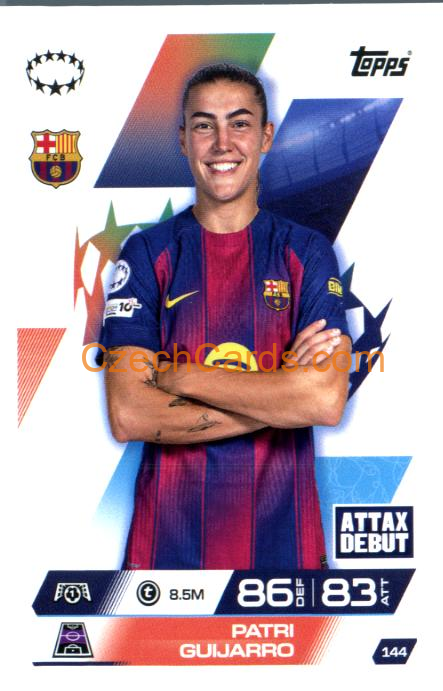 Patri Guijarro 2025/26 Match Attax Extra #144