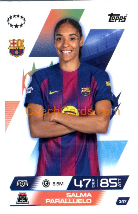 Salma Paralluelo 2025/26 Match Attax Extra #147