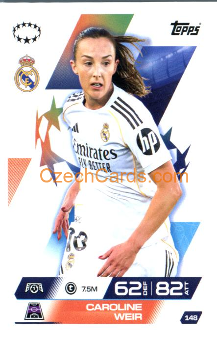 Caroline Weir 2025/26 Match Attax Extra #148
