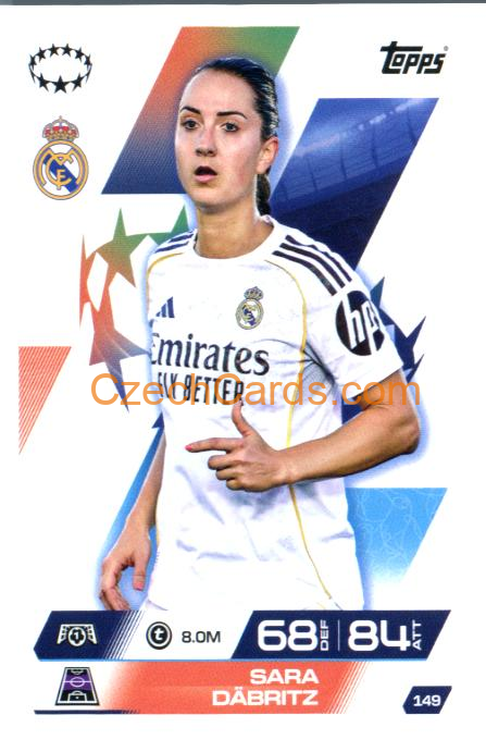 Sara Dabritz 2025/26 Match Attax Extra #149