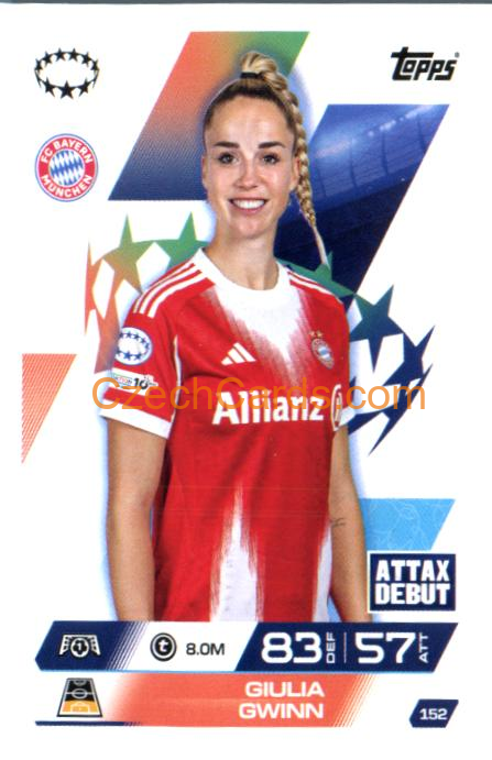 Giulia Gwinn 2025/26 Match Attax Extra #152
