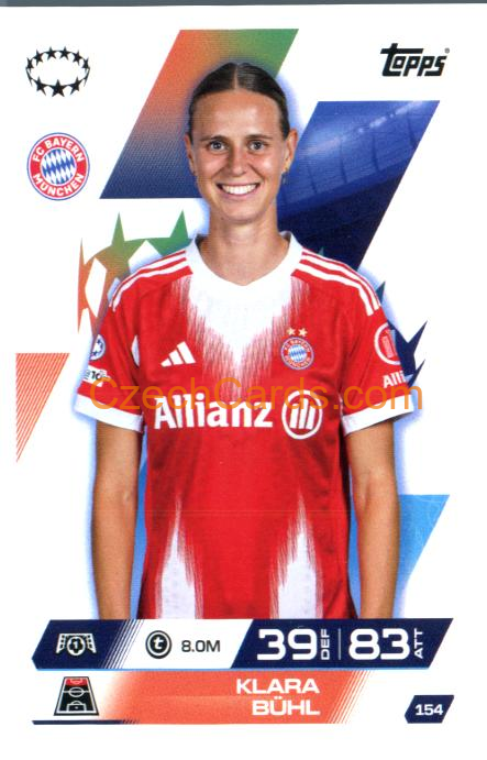 Kiara Buhl 2025/26 Match Attax Extra #154