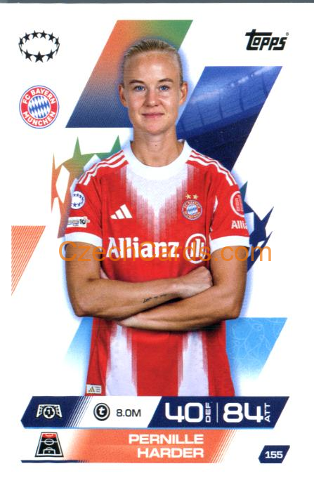 Pernille Harder 2025/26 Match Attax Extra #155