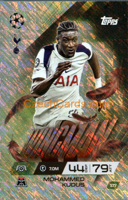 Mohammed Kudus 2025/26 Match Attax Extra Wingman #177