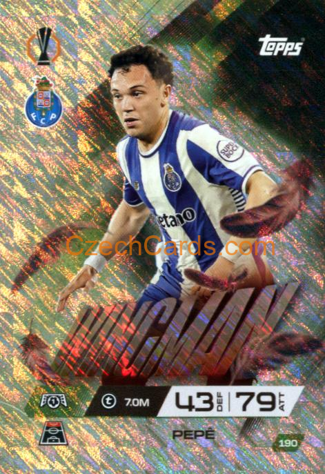 Pepe 2025/26 Match Attax Extra Wingman #190