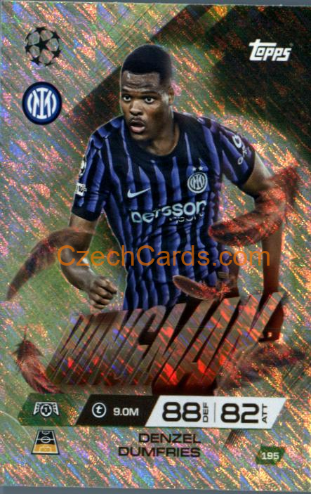 Denzel Dumfries 2025/26 Match Attax Extra Wingman #195