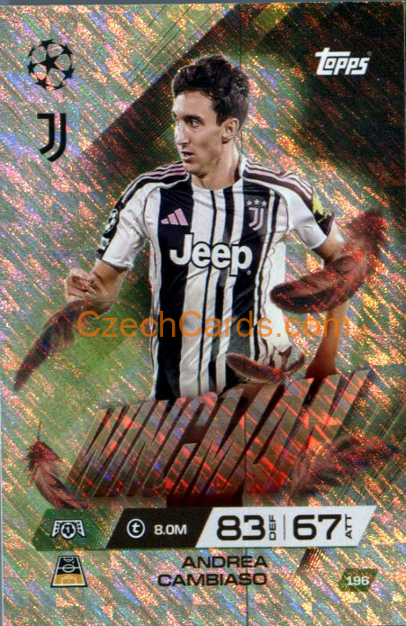 Andrea Cambiaso 2025/26 Match Attax Extra #196