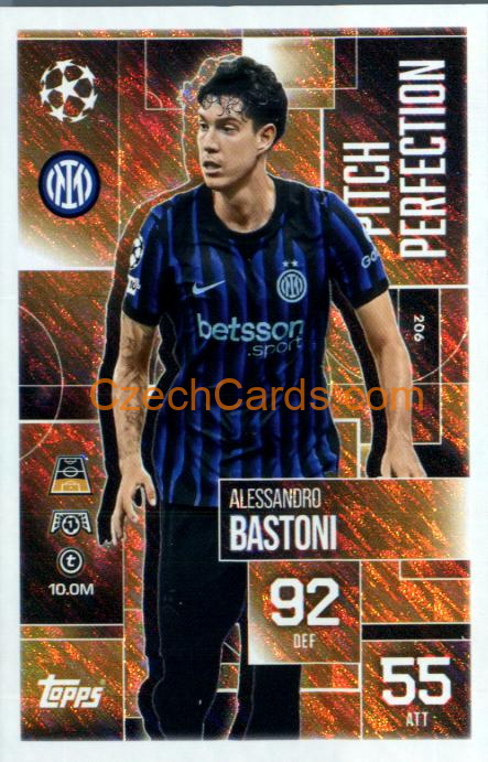 Alessandro Bastoni 2025/26 Match Attax Extra #206
