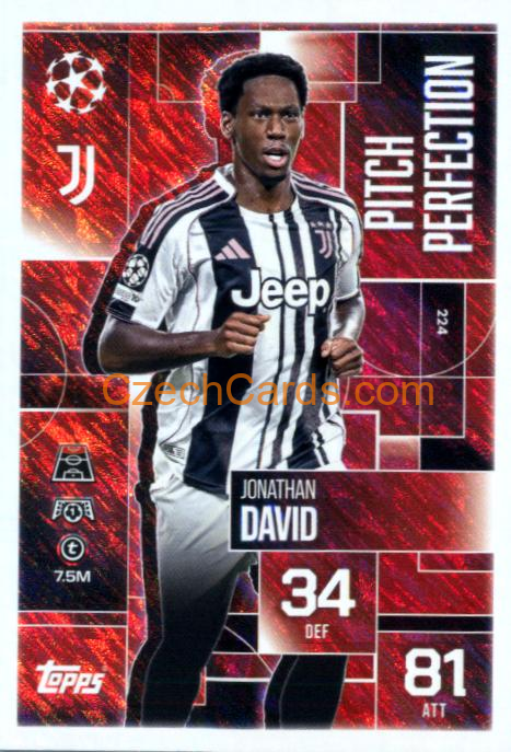 Jonathan David 2025/26 Match Attax Extra #224