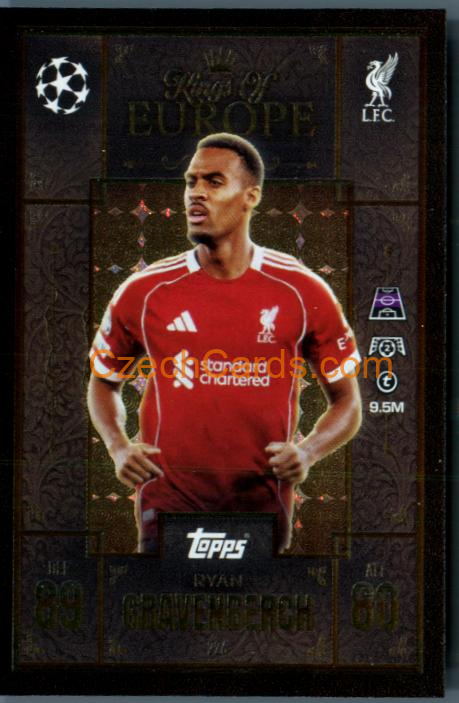 Ryan Gravenberch 2025/26 Match Attax Extra Kings #226