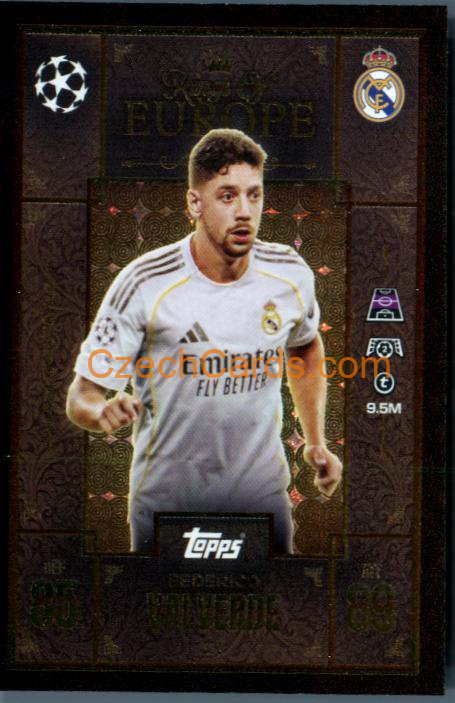 Federico Valverde 2025/26 Match Attax Extra Kings #236