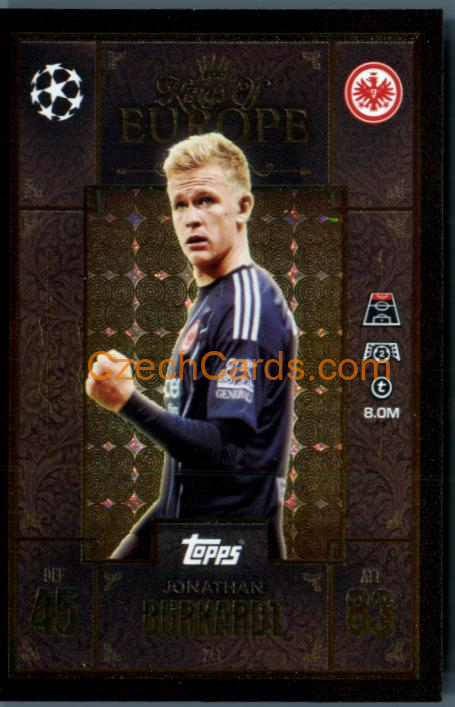 Jonathan Burkardt 2025/26 Match Attax Extra Kings #241