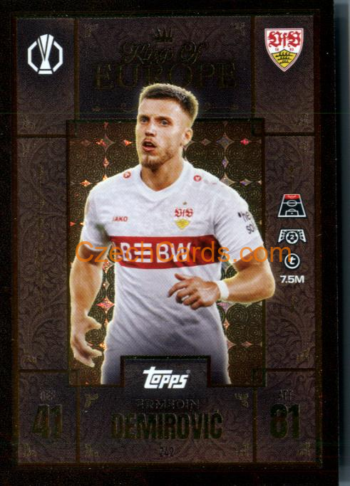 Ermedin Demirovic 2025/26 Match Attax Extra Kings #242