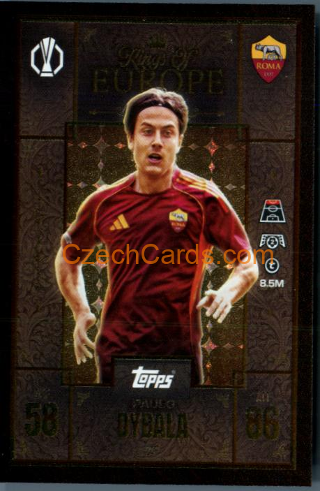 Paulo Dybala 2025/26 Match Attax Extra Kings #247