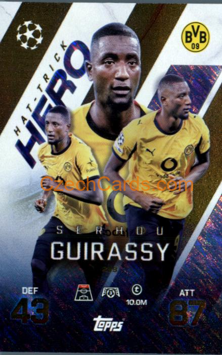 Serhou Guirassy 2025/26 Match Attax Extra Hat-Trick Hero #259
