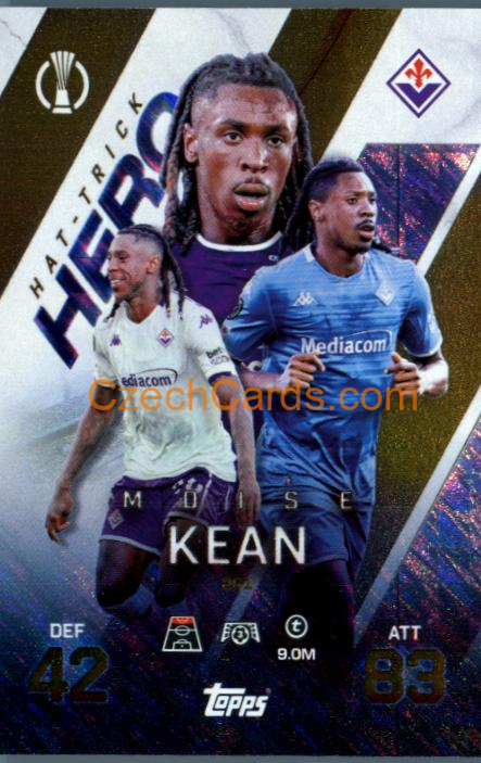 Moise Kean 2025/26 Match Attax Extra Hat-Trick Hero#261
