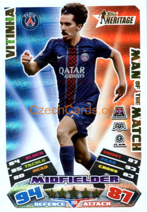 Vitinha 2025/26 Match Attax Extra Man Of The Match #268