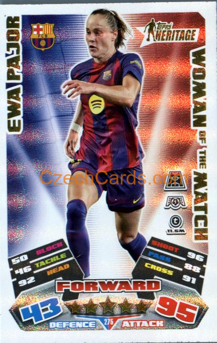 Ewa Pajor 2025/26 Match Attax Extra Woman Of The Match #275