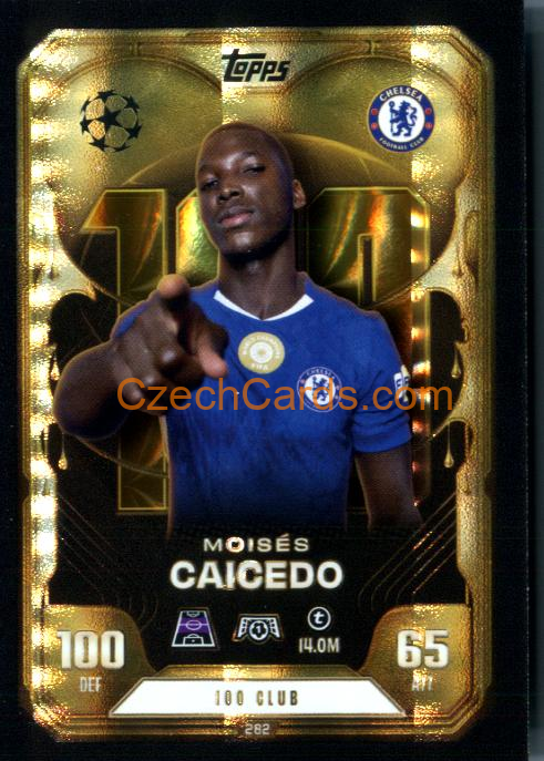 Moises Caicedo 2025/26 Match Attax Extra 100 Club #282